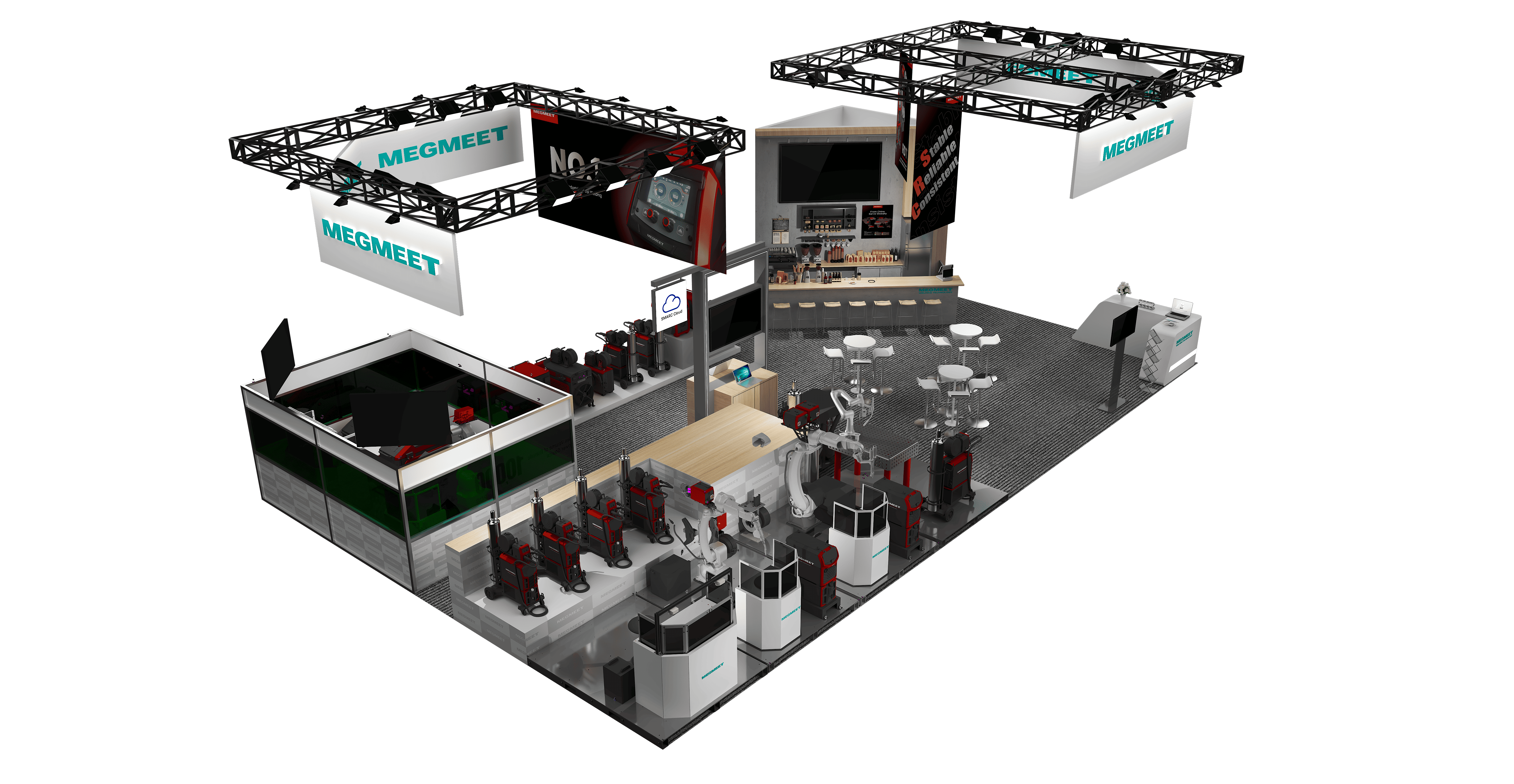 Megmeet Booth in SCHWEISSEN and SCHNEIDEN trade fair in Essen Germany.png